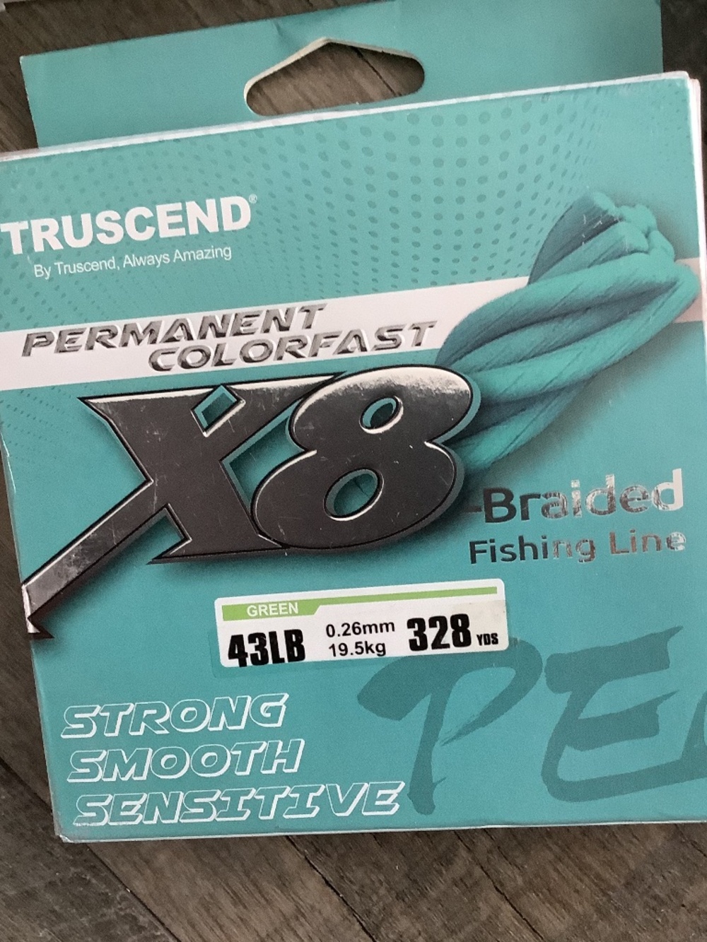 Fishing line, x8 braided